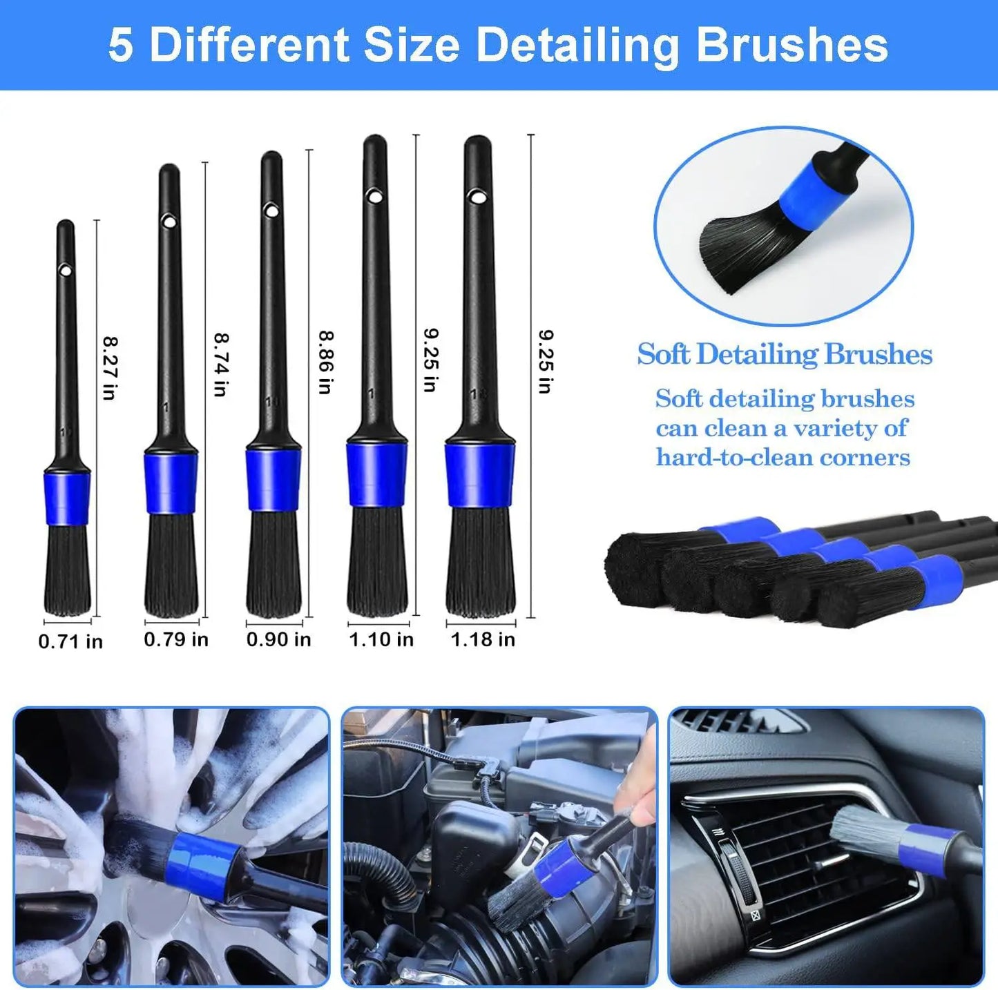 26-Piece Car & RV Wash Kit with Brushes & Cleaning Accessories