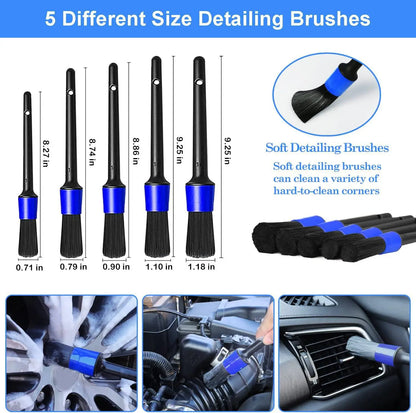 26-Piece Car & RV Wash Kit with Brushes & Cleaning Accessories