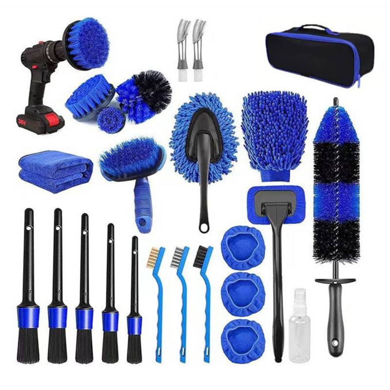 26-Piece Car & RV Wash Kit with Brushes & Cleaning Accessories
