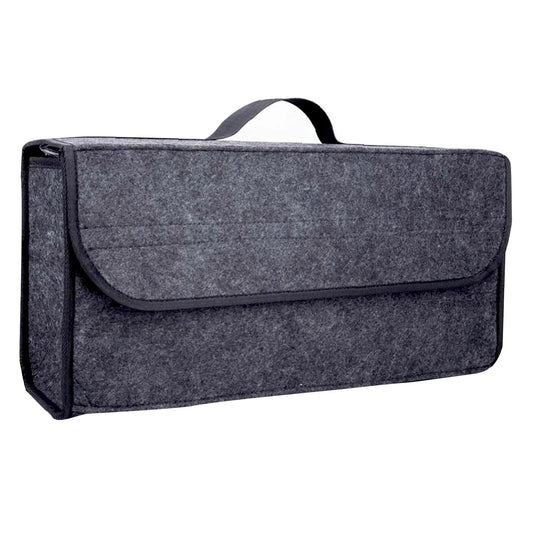 Large anti Slip Compartment Boot Storage Organizer Tool Car Storage Bag Car Trunk Organizer Soft Felt Storage Box Accessories